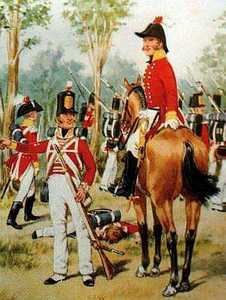 soldados britnicos em 1808