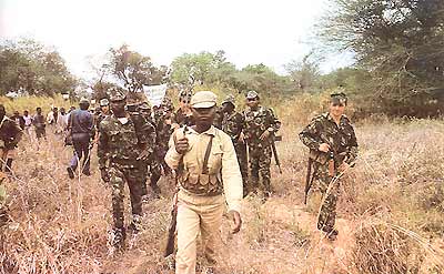 Soldados em Moambique