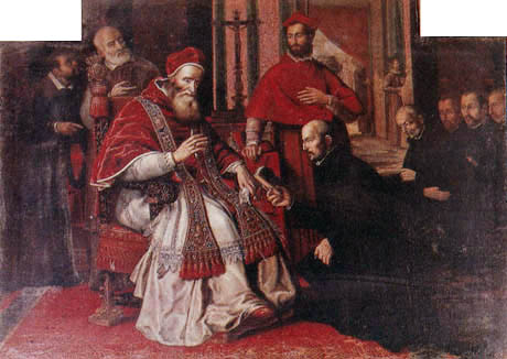 Paulo III e santo Incio de Layola