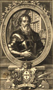 O Infante D. Henique numa gravura portuguesa do sculo 18